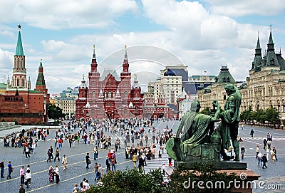 Red Square in Moscow Editorial Stock Photo