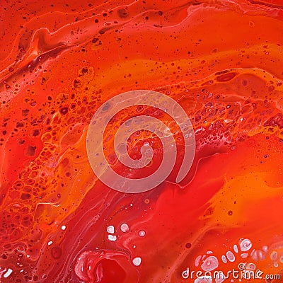 Boiling lava concept Stock Photo