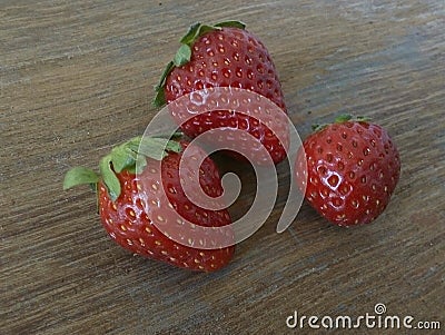 Red Strawberries Stock Photo