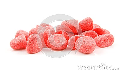 Red sugar candy sweets Stock Photo