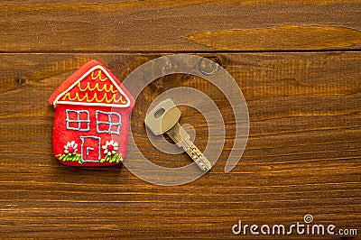 Red sweet house Stock Photo