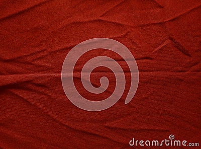Red texture cloth background. Matted and striped surface Stock Photo