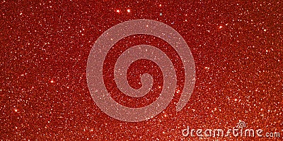 Red glitter textured background. Stock Photo