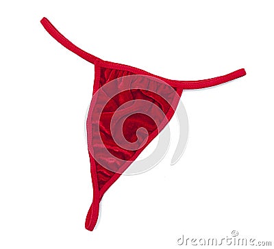 Red thong Stock Photo