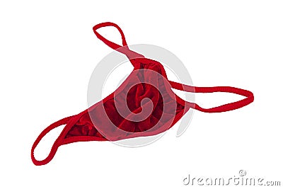 Red thong Stock Photo