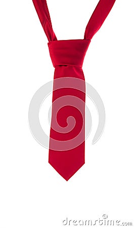 Red tie Stock Photo