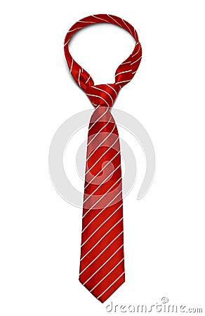 Red Tie Stock Photo