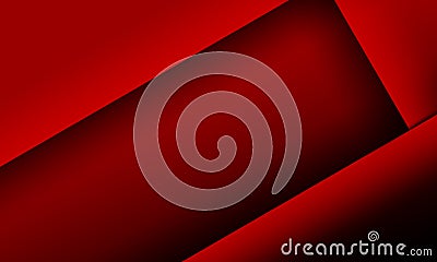red tiles squares with shadow abstract background for artwork design Stock Photo