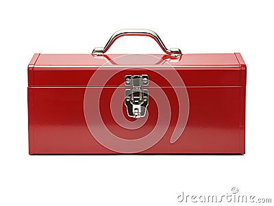 Red Tool Box Stock Photo