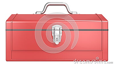 Red Toolbox. Stock Photo