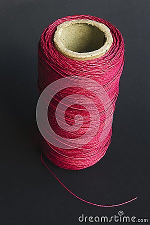 Red twine Stock Photo