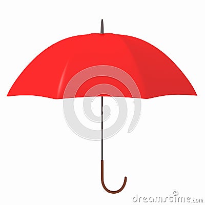 Red umbrella Stock Photo