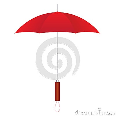 Red umbrella design Stock Photo