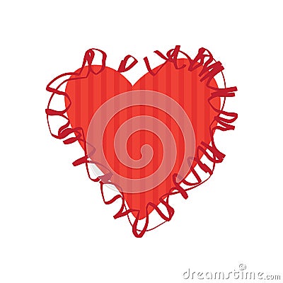 Valentines hearts-02 Vector Illustration