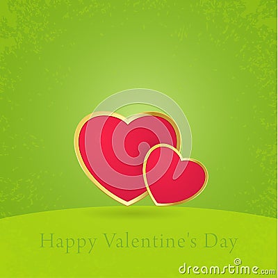 Red velvet valentins heart. background Stock Photo