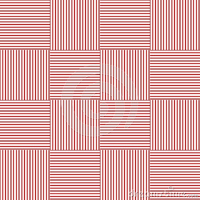 Red vertical and horizontal lines arranged alternately.Pattern on white Background.Vector illustration Vector Illustration