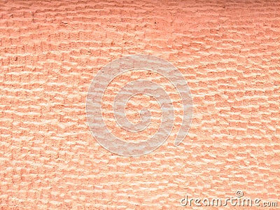 red wall texture with pits Stock Photo