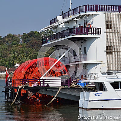 Red wheel Editorial Stock Photo