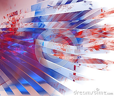 Red White & Blue Stock Photo