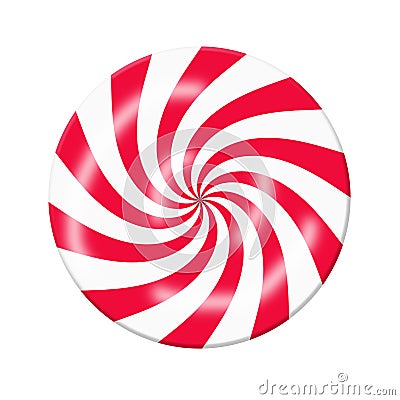 Red White Candy Stock Photo