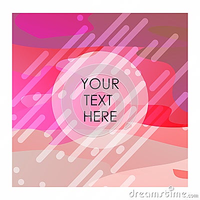 Red and White mix color background with typography vector Vector Illustration