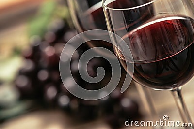 Red wine tasting Stock Photo