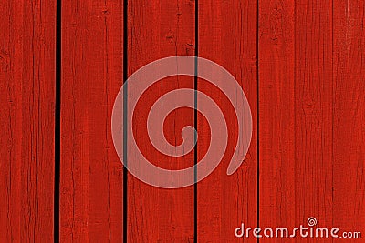 Red wooden wall Stock Photo