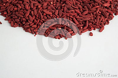 Red yeast rice Stock Photo