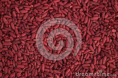 Red yeast rice Stock Photo