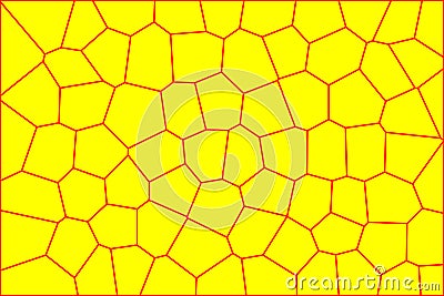 Red and yellow spider design texture wallpaper Stock Photo