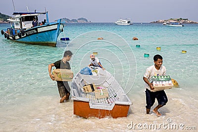 Malaysia Redang Island Pasir Panjang Editorial Stock Photo