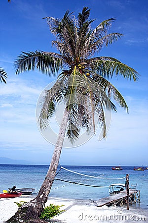 Redang Lang Tengah Beach Stock Photo