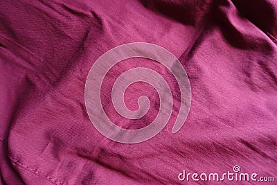 Reddish rose fabric in soft folds Stock Photo