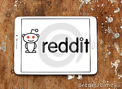 Reddit website logo Editorial Stock Photo