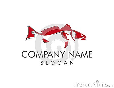 Redfish design Stock Photo