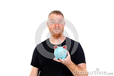 Redhead man Stock Photo