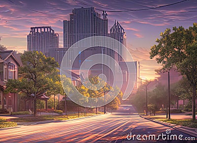 Redland Ranch Estates neighborhood in San Antonio, Texas USA. Stock Photo