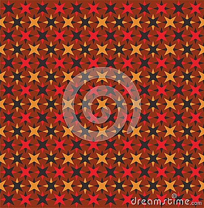 The Redness of Star Design Pattern Wallpaper Stock Photo