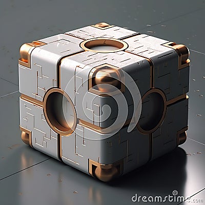 Reduce Duplicate Content with a Hard Rubber Chest Icon Stock Photo