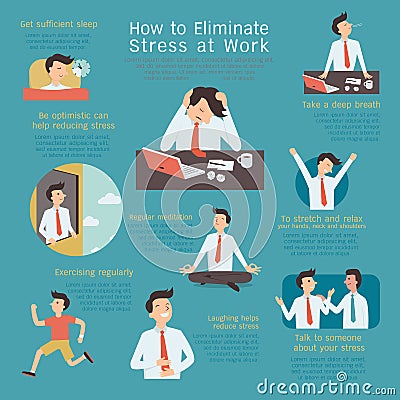 Reducing stress Vector Illustration