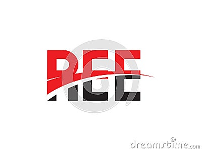 REE Letter Initial Logo Design Vector Illustration Vector Illustration