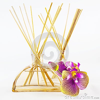 Reed diffuser Stock Photo