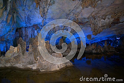 Reed Flute Cave Stock Photo