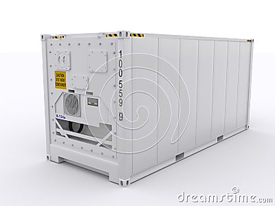 Reefer container Stock Photo