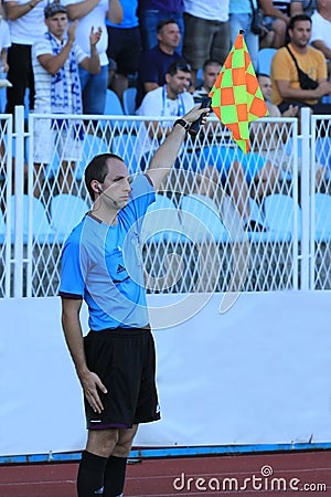 Referee assistant 2 Editorial Stock Photo