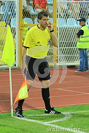 Referee assistant 2 Editorial Stock Photo