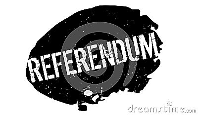 Referendum rubber stamp Vector Illustration