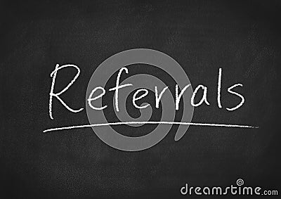 Referrals Stock Photo