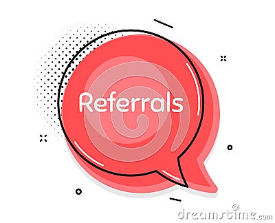 Referrals symbol. Referral program sign. Vector Vector Illustration