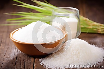 refined white sugar, raw material for rum production Stock Photo